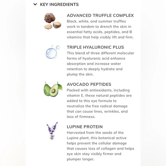 BNIB Byroe Truffle Eye Serum 20ml/ 0.67 fl oz - Picture 5 of 10